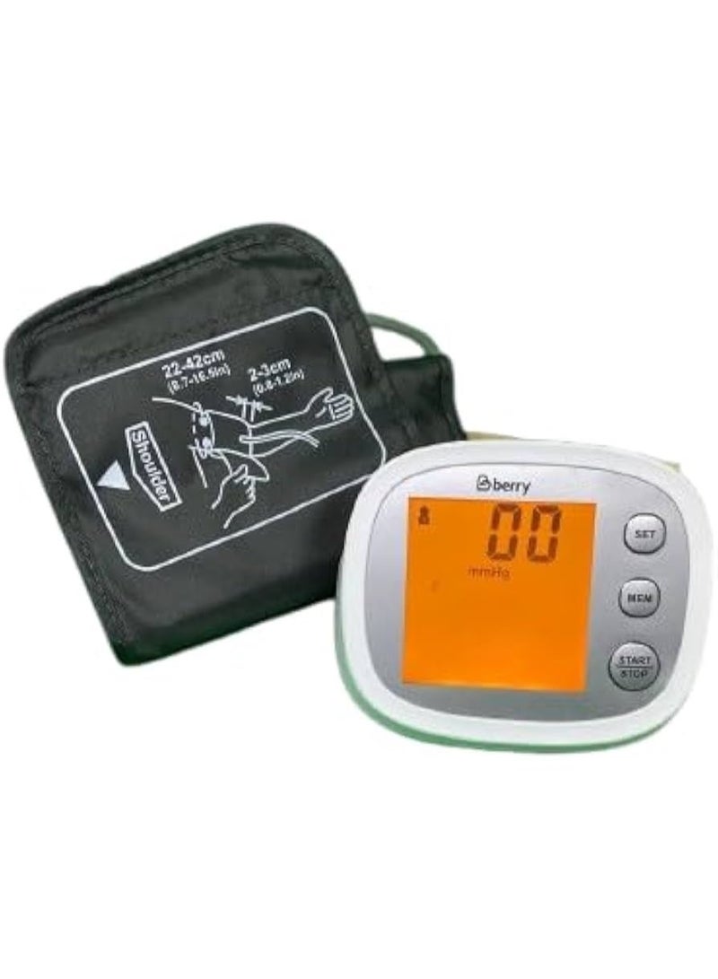 بيدو بيري جهاز قياس ضغط الدم الذراعي الأوتوماتيك (ناطق صوتي) + أدابتور شحن - بيدو إيطاليا - Image 1